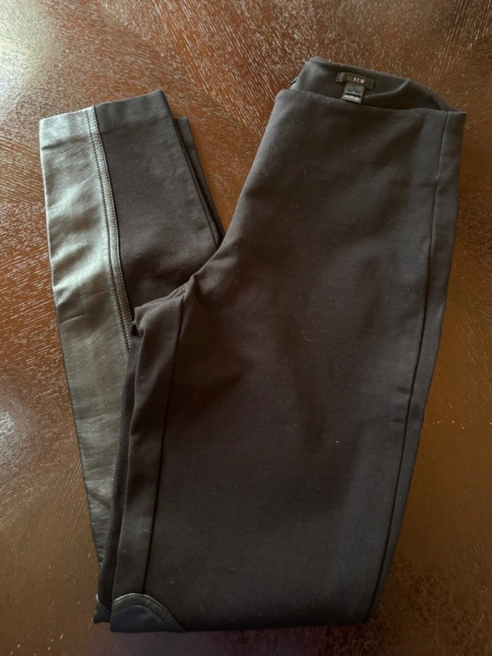 J. Crew Minne Pant with Leather